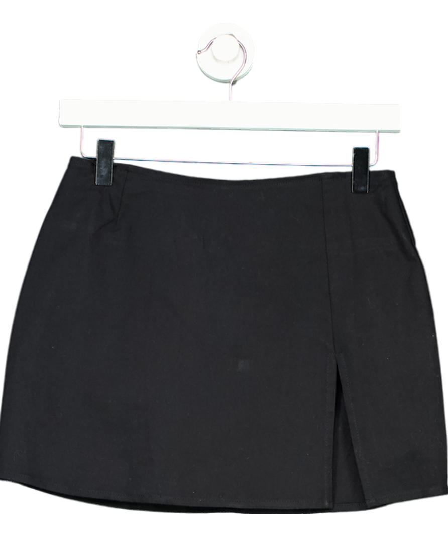 Motel Pelma Mini Skirt In Twill Black UK 10
