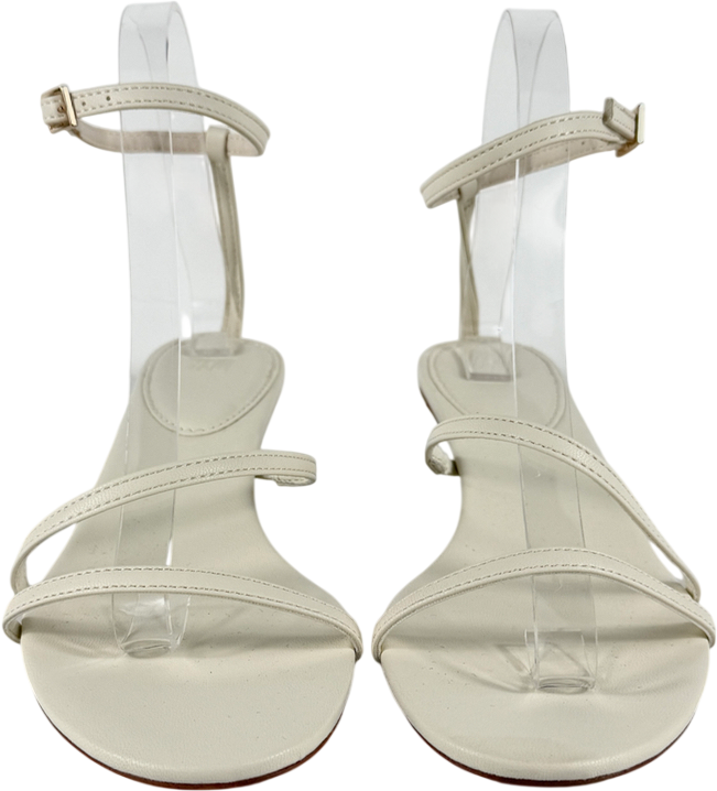 H&M Cream Heeled Strappy Sandals UK 3 EU 36 👠