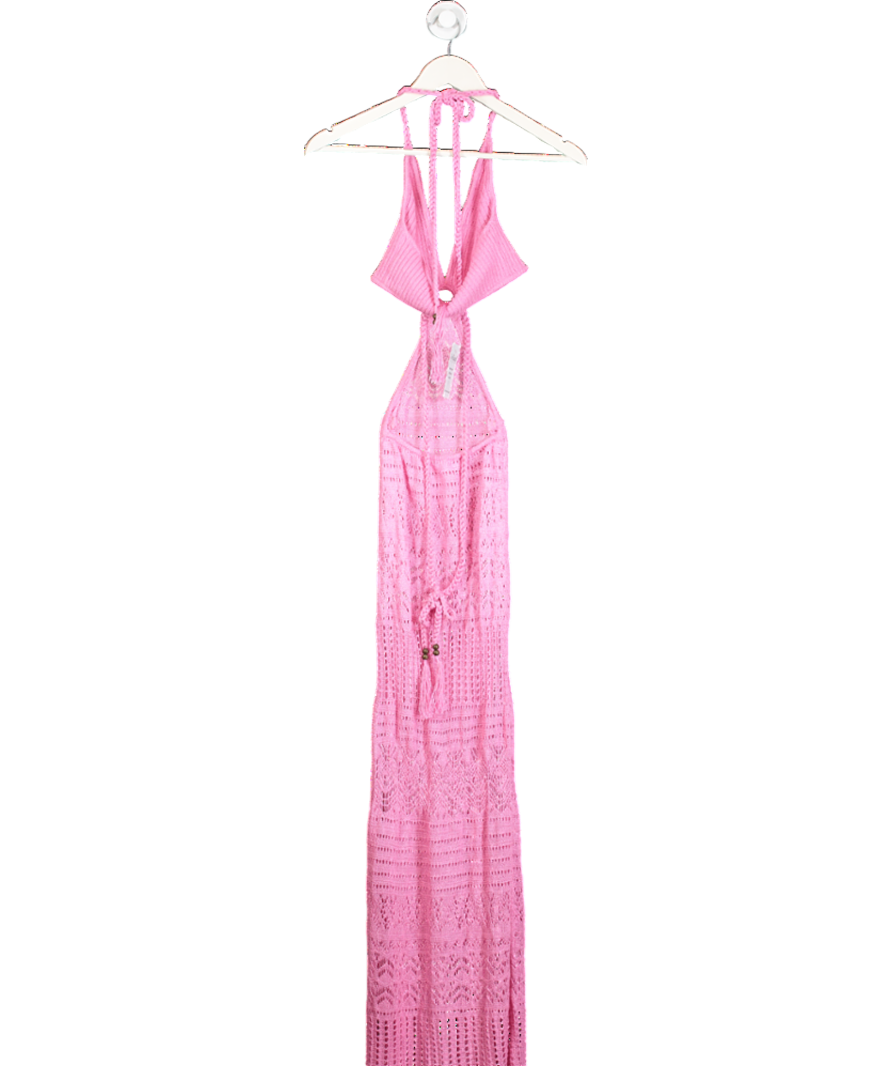 Dundas x Revolve Pink Maia Maia Maxi Dress UK S