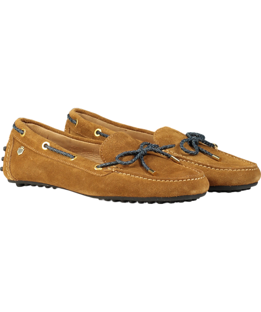 Fairfax & Favor Beige Henley Driving Shoes UK 4 EU 37 👠