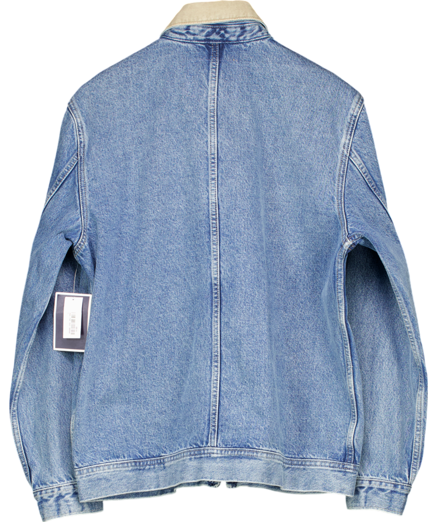 GAP Blue Unisex Sean Wotherspoon Washwell Denim Chore Jacket UK S