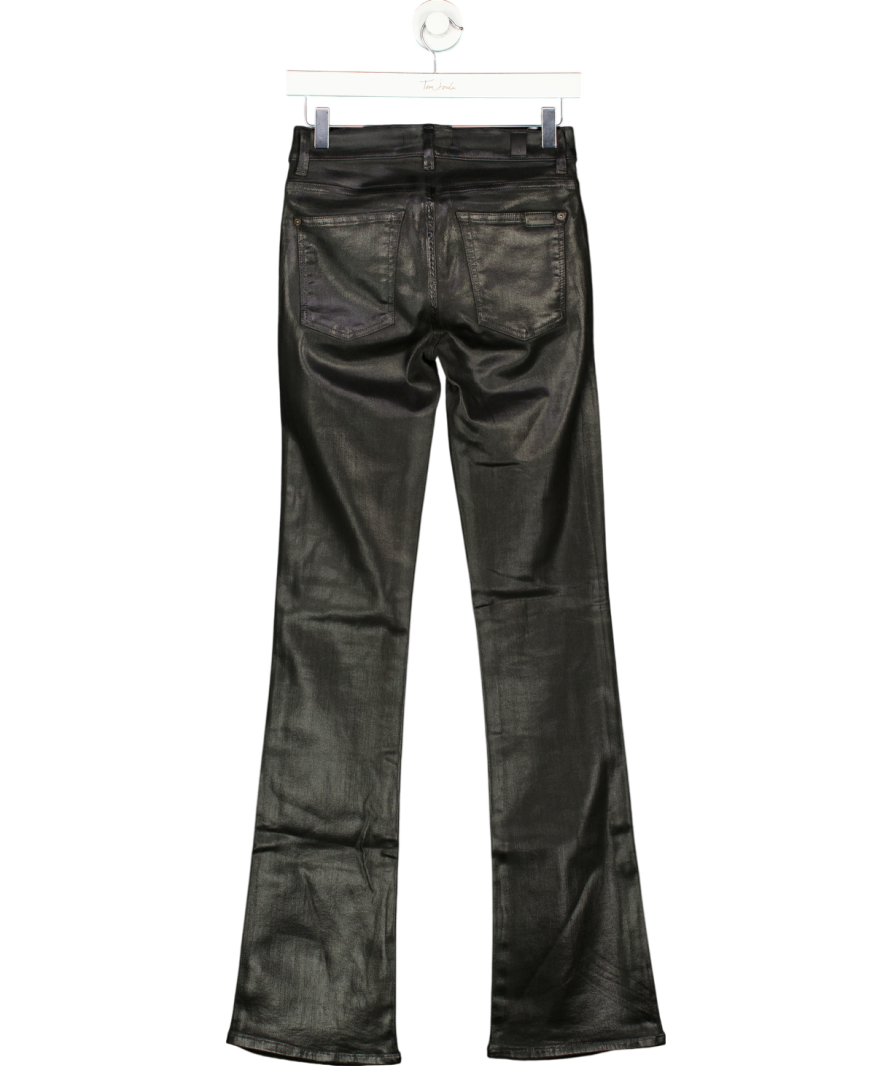 7 For All Mankind Dojo Tailorless Slim Illusion Luxe Black W27