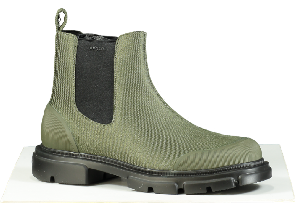 PEDRO Green Chelsea Boots UK 8 EU 42