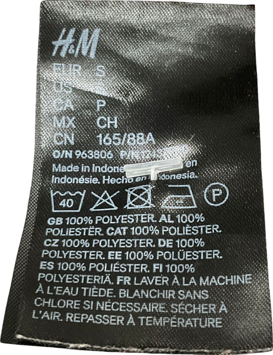 H&M Brown Satin Leopard Print Pyjamas UK S