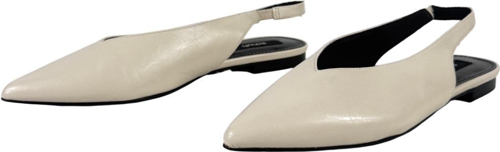 Schuh Cream Slingback Sandal UK 7 EU 40