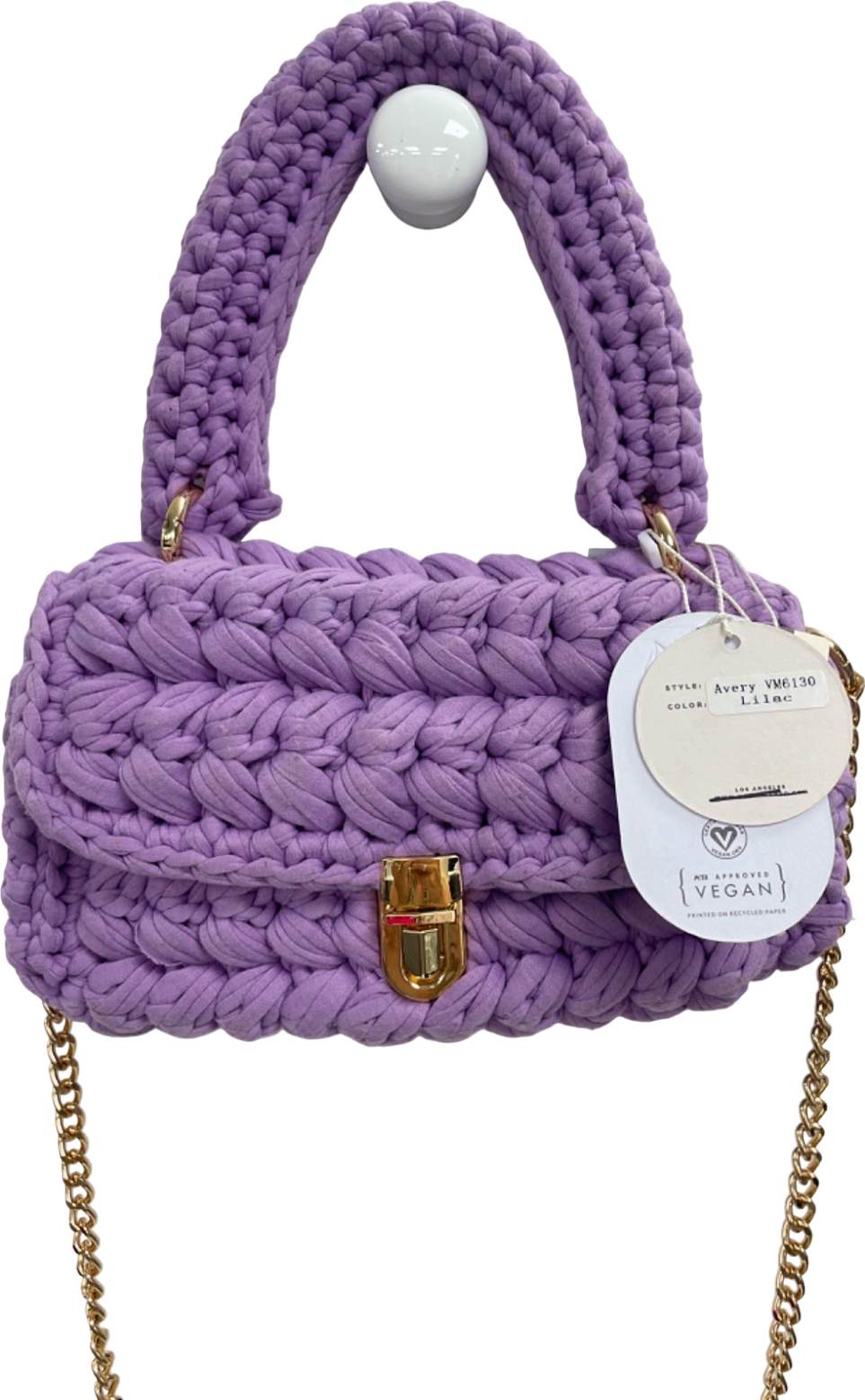 Melie Bianco Lilac Avery Bag