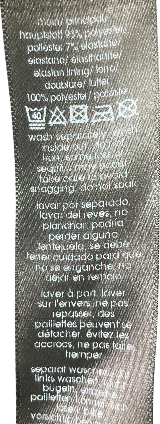 live unlimited Black Curve Sequin Kimono UK 28