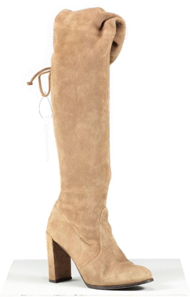 Stuart Weitzman Brown Highland Suede Over-the-knee Boots UK 4 EU 36👠