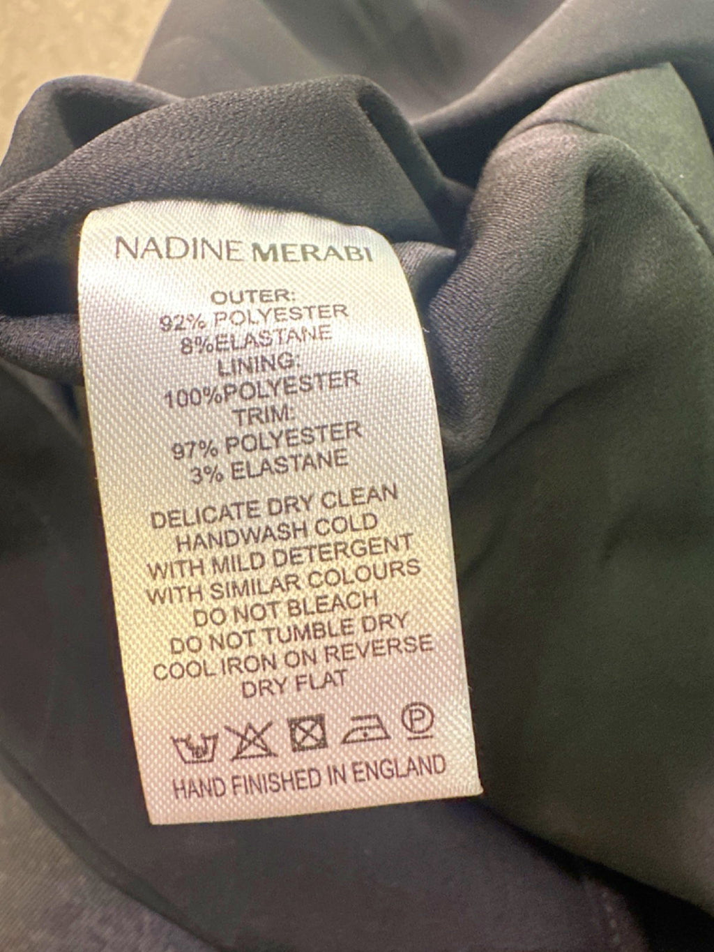 Nadine Merabi Black Blazer Vest UK 8