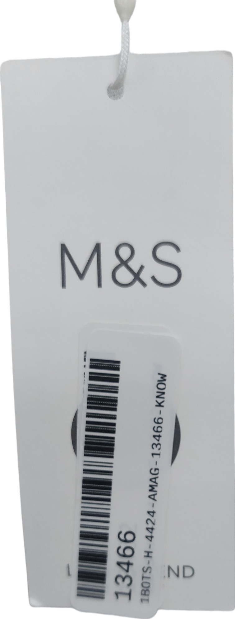 M&S White Striped Wide Leg High Rise Trousers UK 8