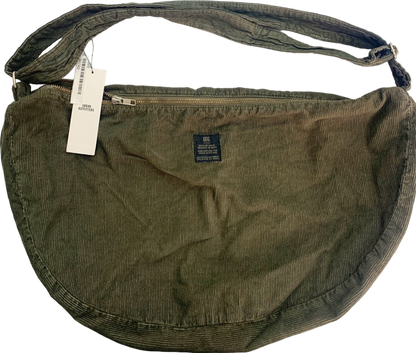 BDG Green Corduroy Sling Bag