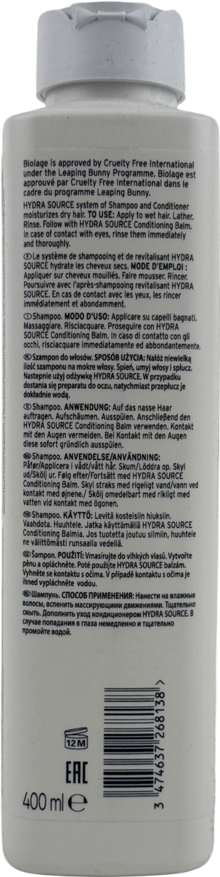 Biolage Hydrasource Shampoo 400ml