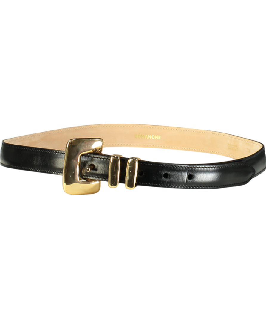 DÉHANCHE Black Everyday Gold Hardware Belt UK XL