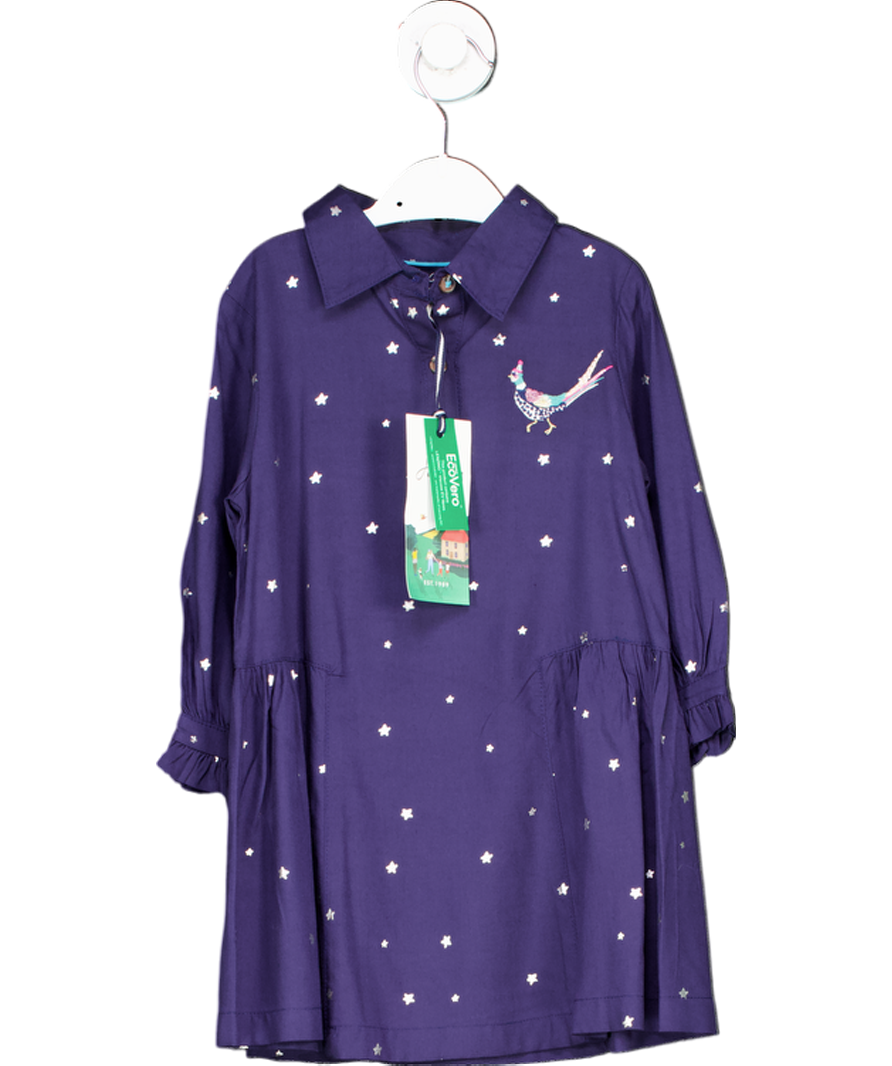 joules Blue Amelia Star Navy Dress 1 Year