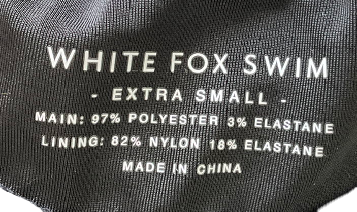 White Fox Purple Surfs Up Radiation Bikini Set UK XS