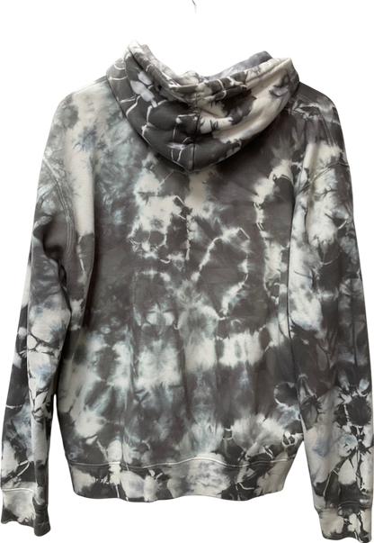 Russel Grey Tie Dye Hoodie UK L