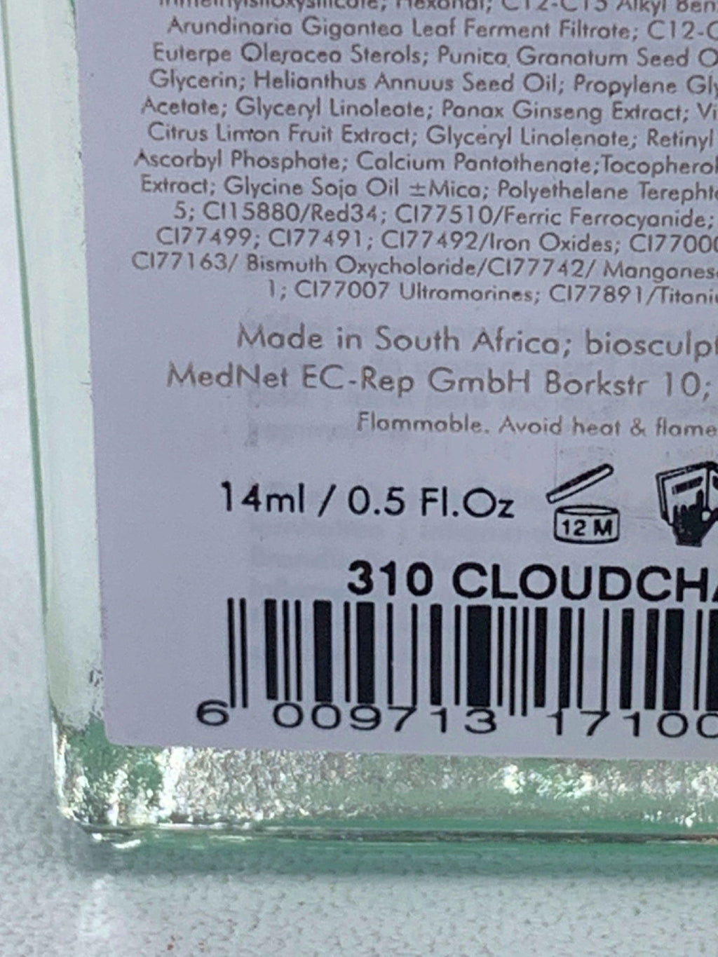 Bio Sculpture Nourishing Nail Polish Cloudcha 14ml