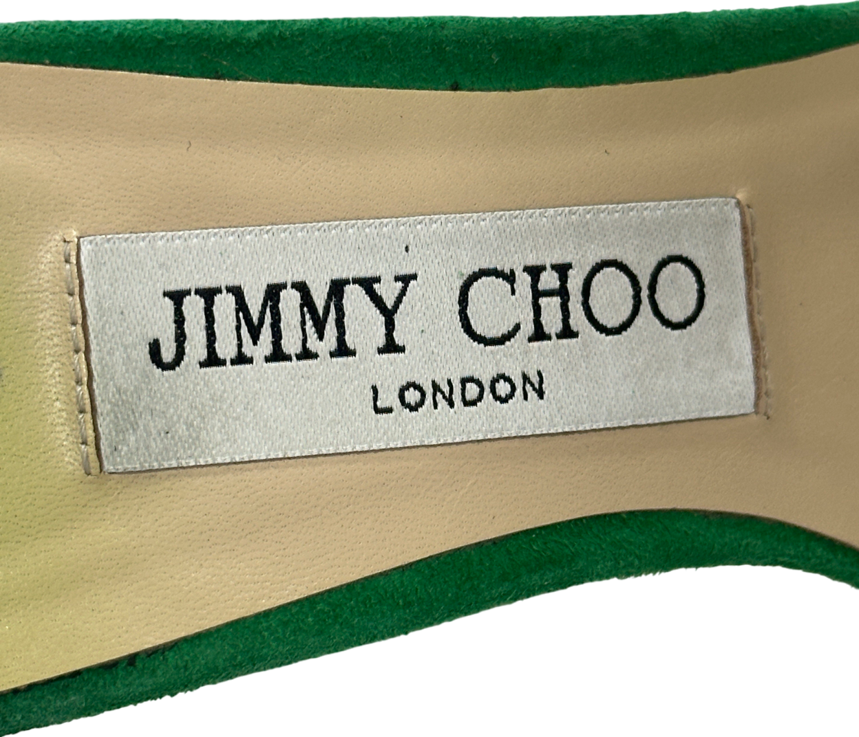 Jimmy Choo Green Marsai 90 Suede Sandal UK 6 EU 39 👠