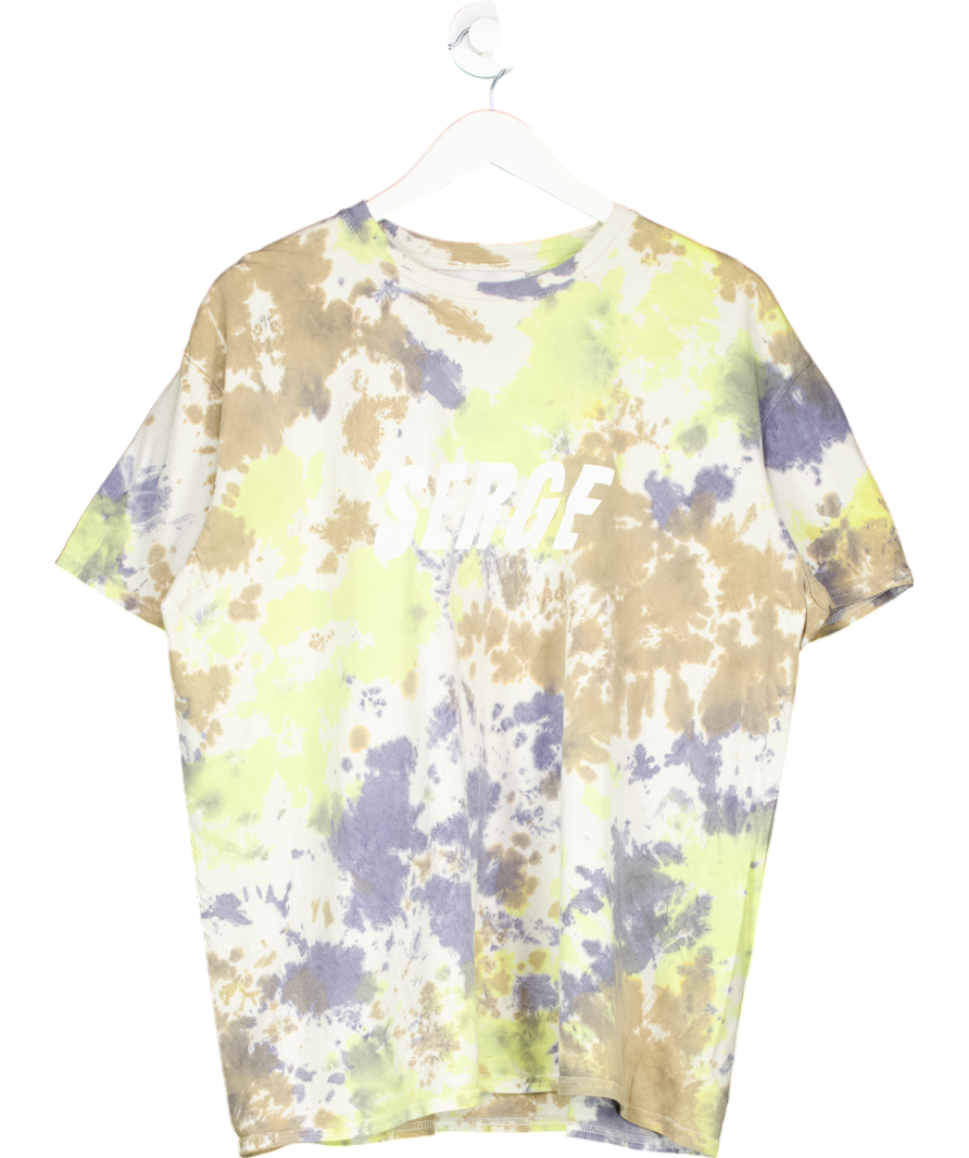 Serge DeNimes Multicoloured Tie Dye Effect T Shirt UK L