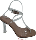 ASOS Beige Notion Barely There Heeled Sandals UK 4 EU 37