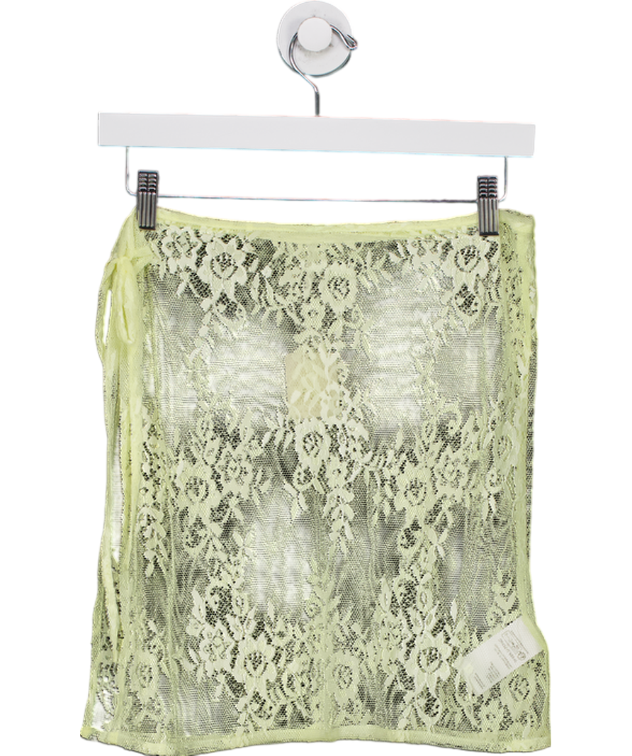 Free People Butter Yellow Lace Sarong UK XS/S