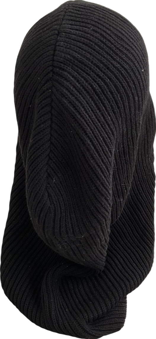Colours Black Knitted Balaclava One Size