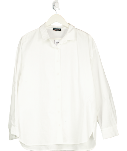 This Is Unfolded White Button Up Shirt UK 10