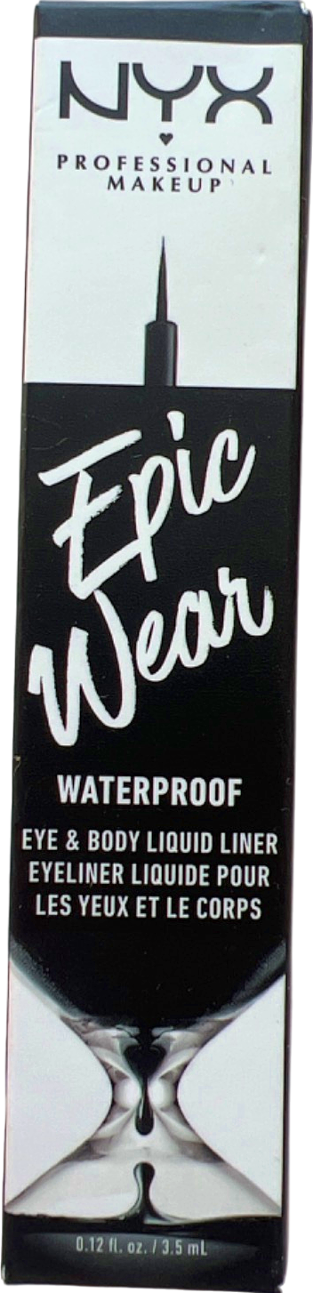 NYX Professional Makeup Epic Wear Waterproof Eye & Body Liquid Liner Black 3.5 ml