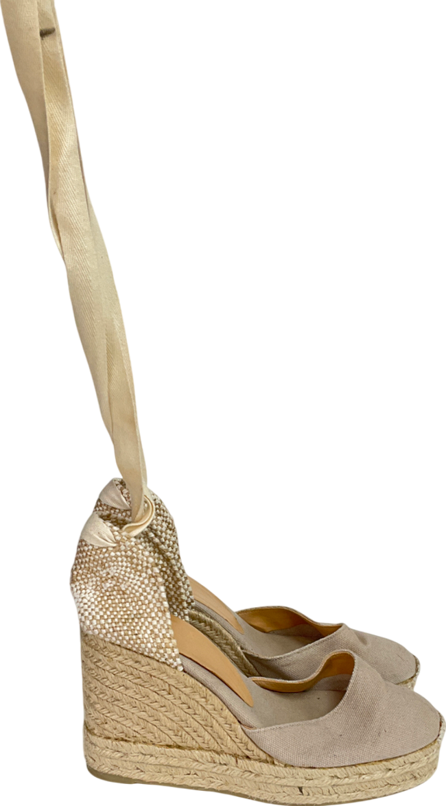 Castaner Beige Chiara Wedges UK 3 EU 36 👠