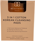 BEAUTIFECT 3-in-1 Cotton Korean Cleansing Pads X30 pads