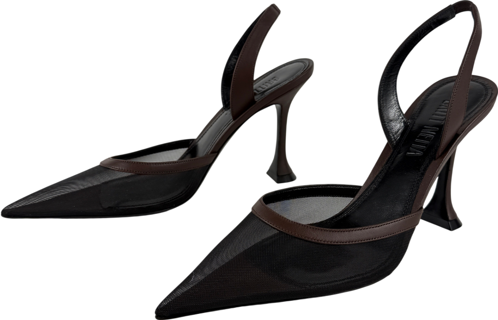 BRITT NETTA Brown Esme 95 Heels UK 6 EU 39 👠
