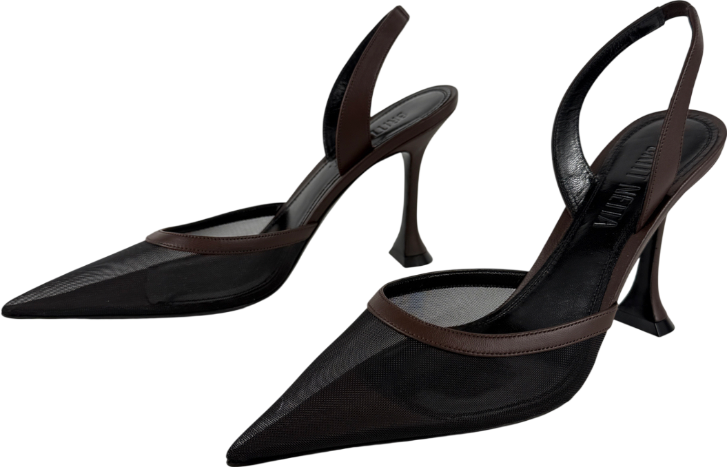 BRITT NETTA Brown Esme 95 Heels UK 6 EU 39 👠
