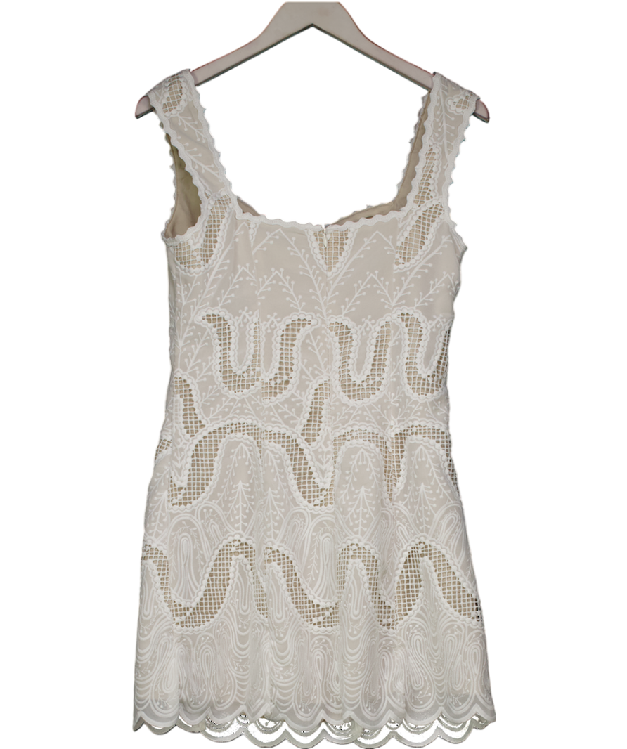 Elliatt White Eliza Mini Dress UK S