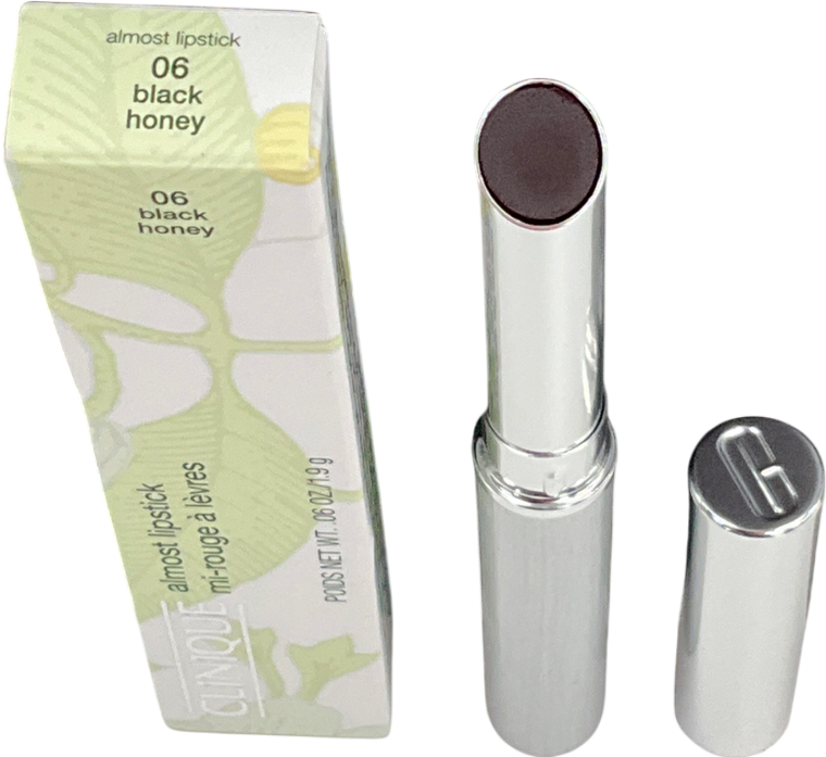 Clinique Almost Lipstick In Black Honey, Pink Honey And Nude Honey 06 Black Honey 1.9g