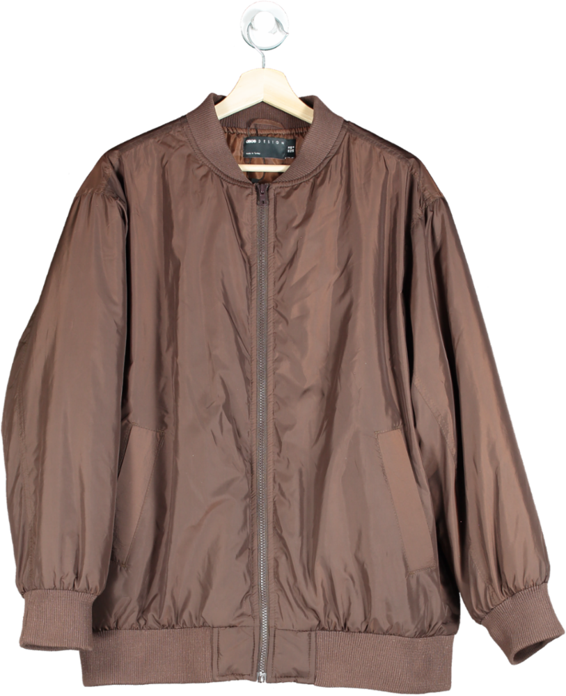 ASOS Brown Bomber Jacket UK 10