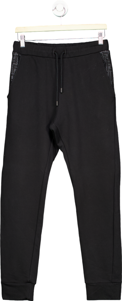 Fendi Black / Grey FF Logo Pocket Jogger Trousers UK S