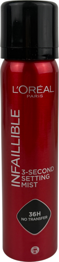 L'Oreal Setting Spray, Infallible Setting Mist, Up To 36hr Wear 75ml