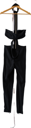 House of CB Black Celena Cut Out Jumpsuit UK M