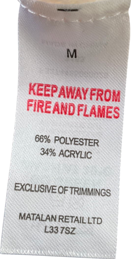 papaya White Crochet-style V-neck Cardigan With Button Closures UK M