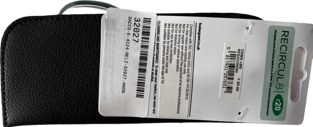 Foster Grant  Como Lenses Reading Glasses  Green +2.5