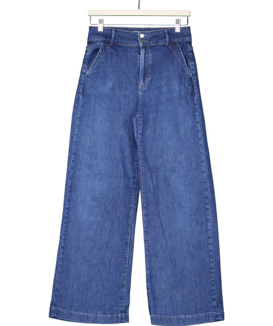 PAIGE Blue Harper High Rise Flare Leg Jeans W28