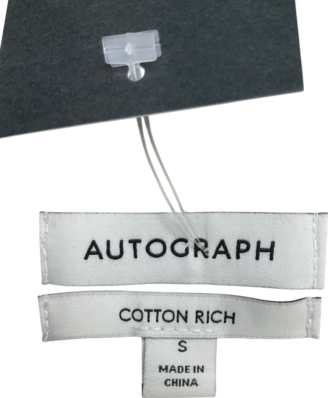 M&S Cream Collared Long Sleeve Top UK M