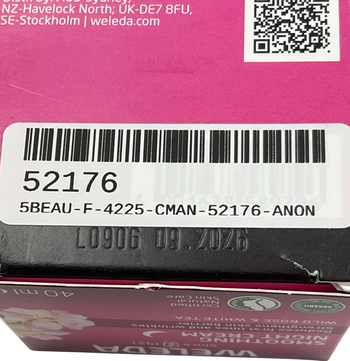 Weleda Smoothing Night Cream 40ml