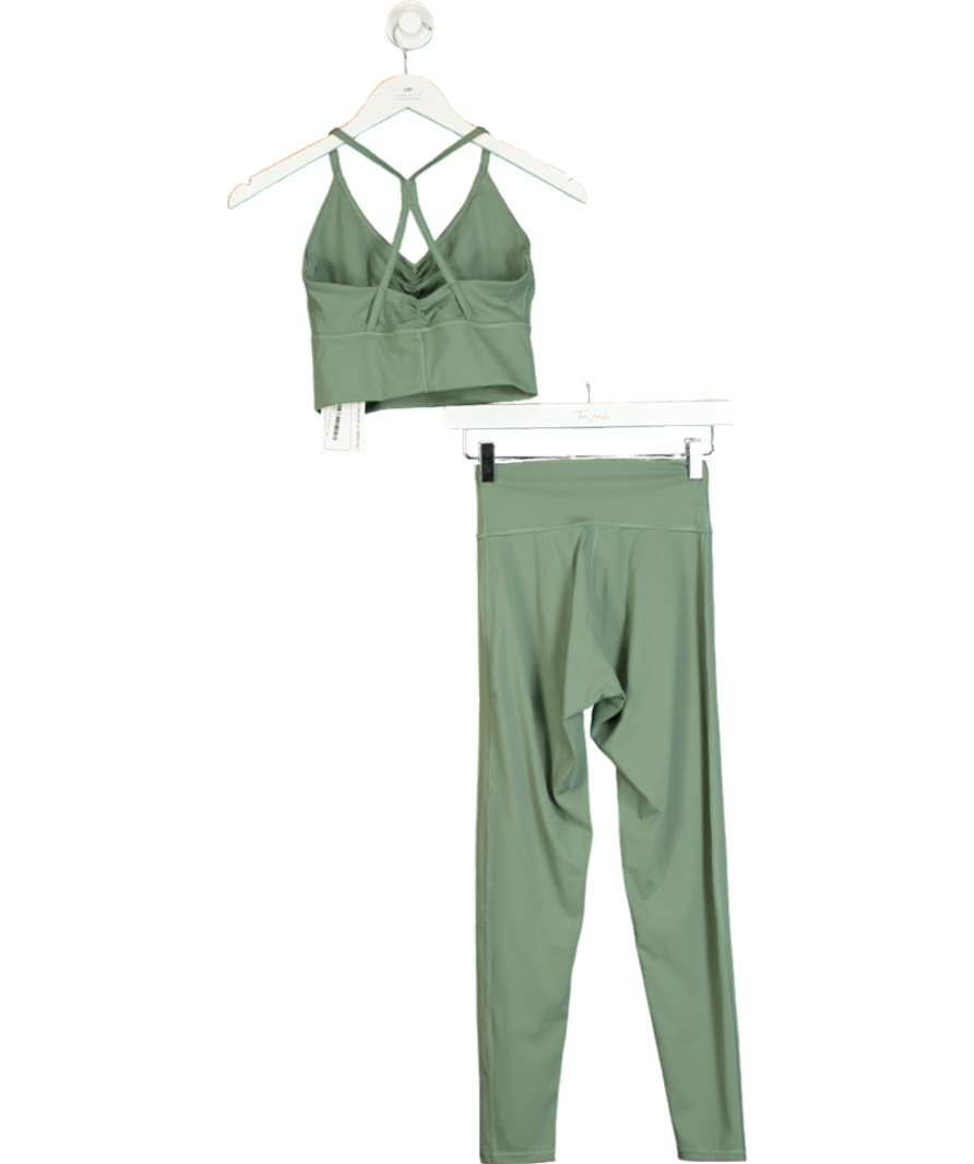 gymshark Green Elevate Gym Sports Bra & Legging Set UK S