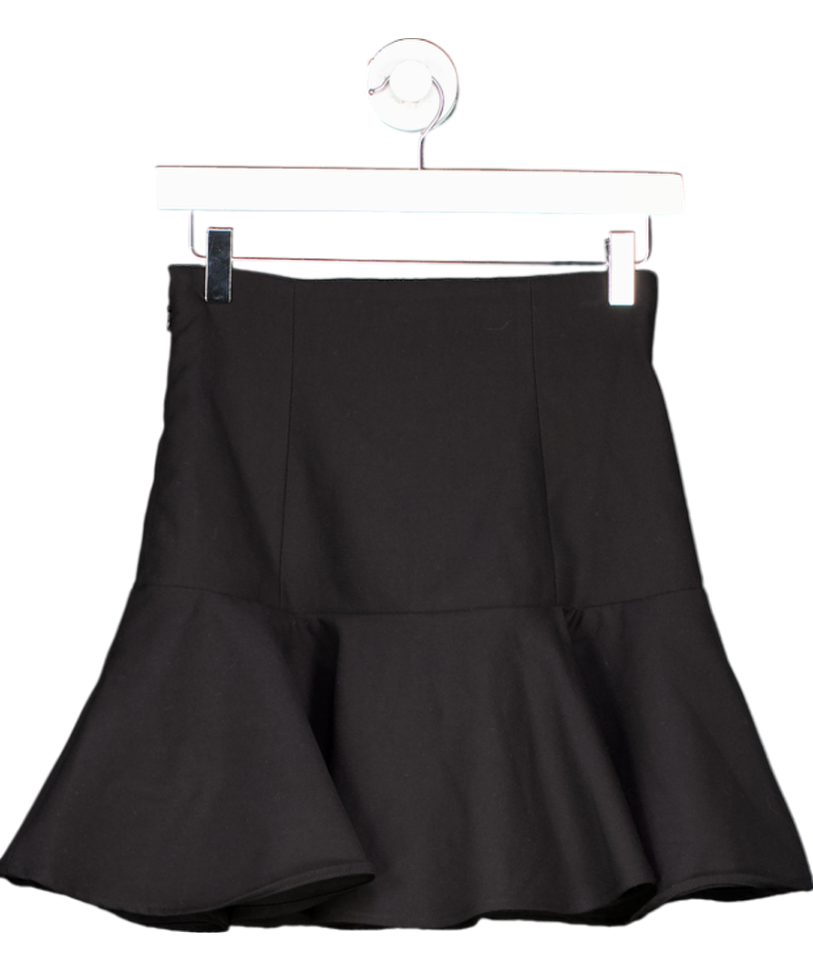 ALB Anne Louise Black Pleated Mini Skirt UK XS
