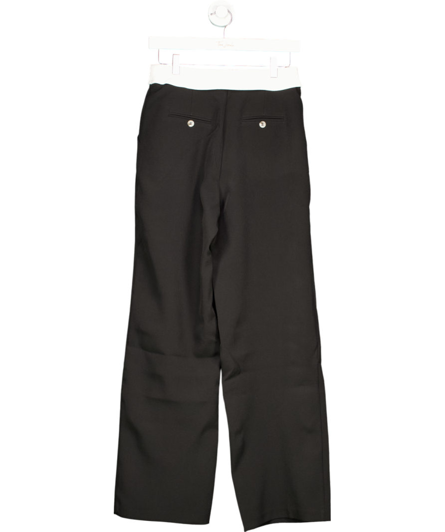 4th & Reckless Black Exposed Waistband Trouser - Nadia UK 8