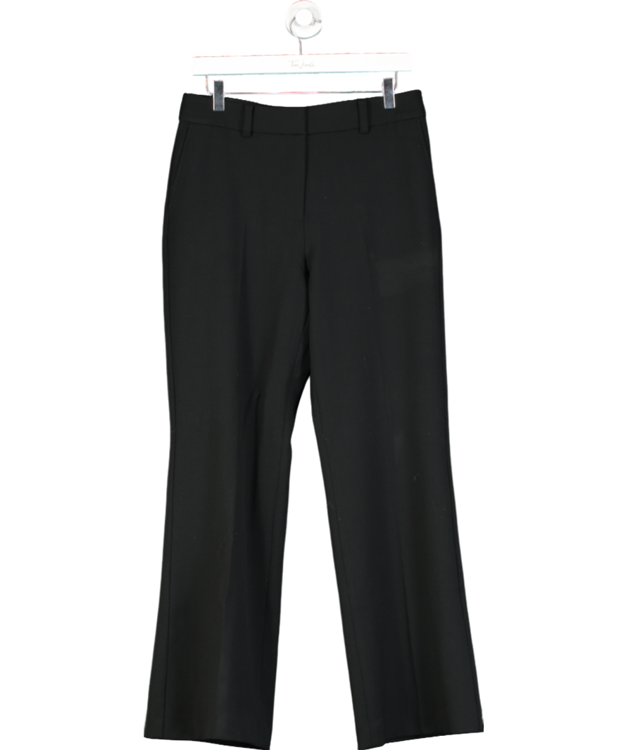 M&S X Bella Freud Black Wool-rich Trousers UK 10