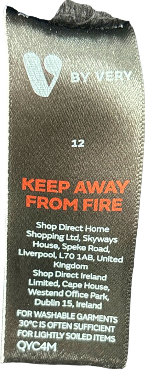 V by Very Black Cargo Joggers UK Size 12