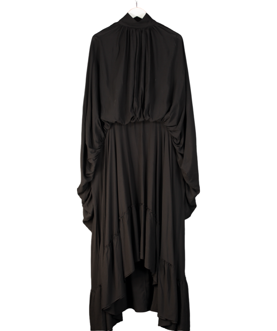 Centre Piece Clothing Black Cape Dress UK S
