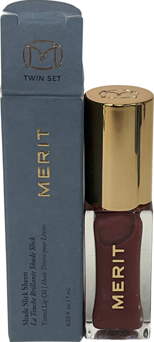merit Shade Slick Sheen Tinted Lip Oil Twin Set 7ml